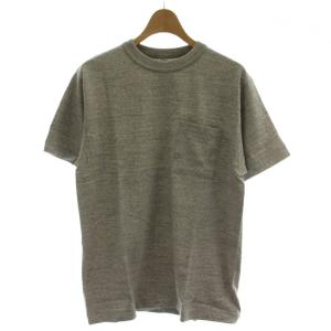 S/S POCKET TEE Tシャツ M グレー 半袖 クルーネック 無地 /GG20