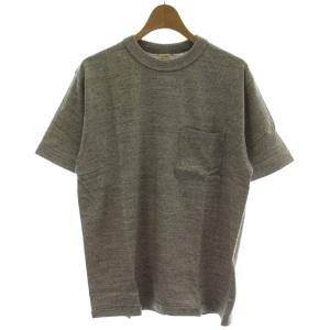 S/S POCKET TEE Tシャツ M グレー 半袖 クルーネック 無地 4601 /GG26