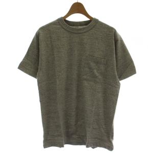 S/S POCKET TEE Tシャツ M グレー 半袖 クルーネック 4601 /GG28