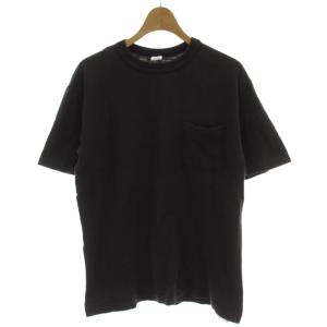 Tシャツ コットン M チャコールグレー 半袖 クルーネック 無地 /GG38
