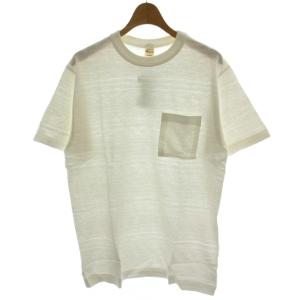 S/S POCKET TEE Tシャツ M 白 半袖 クルーネック 無地 4601 /GG27