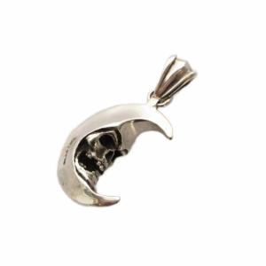 Skull in The Moonペンダントトップ チャーム SVR925