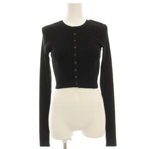 FOR Ron Herman WASHABLE SILK RIB SHORT CARDIGAN