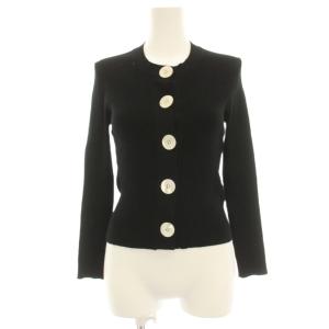 24AW PETIT RIB CD ニットカーディガン 00 ブラック MB244-8001