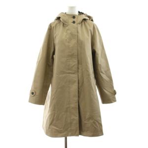 フーデットコート ミドル丈 36 ベージ 085-92003 /KU42