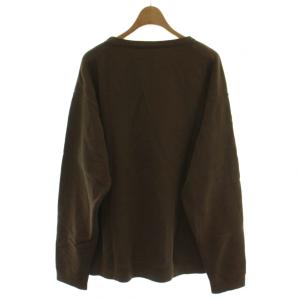 A.P.C. トレーナー スウェット 3 カーキ 長袖 ラウンドネック /GG6