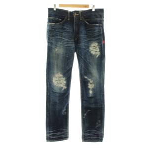 BLUES VERY SKINNY TRASH デニムパンツ ジーンズ スキニー ジップフライ ダメージ加工