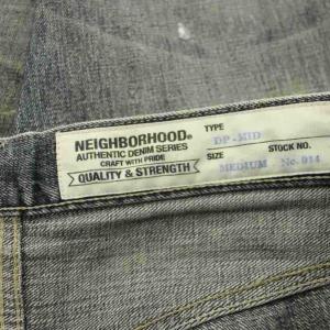 NEIGHBORHOOD SLASH SAVAGE DEEP MID デニムパンツ ジーンズ テーパード ジップフライ ダメージ加工