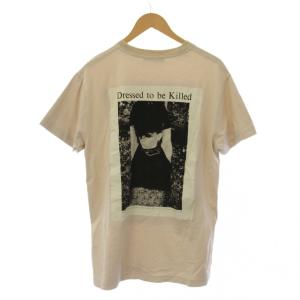 Acne Studios Tシャツ カットソー 半袖 プリント XS ベージュ FN-WN-TSHI000211 /BM