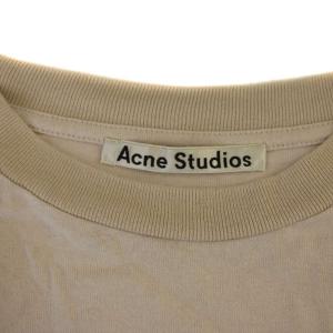 Acne Studios Tシャツ カットソー 半袖 プリント XS ベージュ FN-WN-TSHI000211 /BM