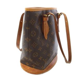 LOUIS VUITTON モノグラム バケットPM バケット23 ショルダーバッグ ブラウン M42238
