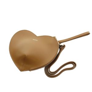 YAHKI別注 674 HEART SHOULDER ショルダーバッグ ハート レザー 茶 ブラウン 4532-499-2838-2500