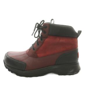 エメット ダック Emmett Duck Boot ショートブーツ 28.0cm 黒 ブラック 赤 レッド