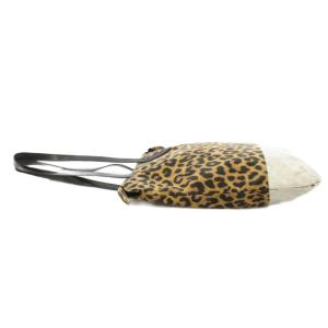 DRIES VAN NOTEN トートバッグ レオパード ブラウン ホワイト
