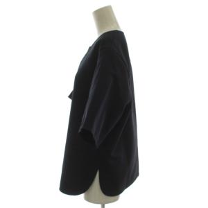 BEIGE セットアップ カットソー タイトスカート 五分袖 ひざ下丈 4 紺 ネイビー /GG
