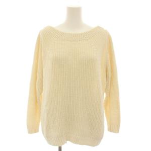 22SS リリー リネン Lily Linen アゼ プルオーバー ニット セーター ボートネック 長袖