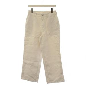 ヘンプワイドパンツ ジップフライ 2 白 8026030 /BM