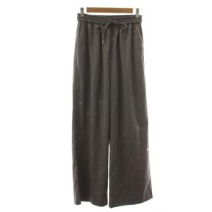 26SS ビジュー付きイージーパンツ ワイド F グレー ウエストゴム RWFP261069 /RR