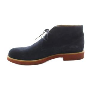 TOD'S チャッカブーツ スエード 7 紺 ネイビー /KU