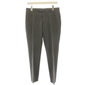 スラックス パンツ センタープレス ウール 46 グレー /HN