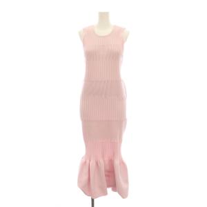 FLUTED SLEEVELESS MERMAID DRESS フルーテッド スリーブレス マーメイド