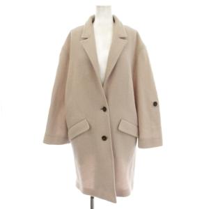 チェスターコート ウール ロング コート L ピンク 691-39060507 /G