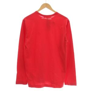 COMME des GARCONS SHIRT コムデギャルソン-ロンT 長袖 Tシャツ M 赤