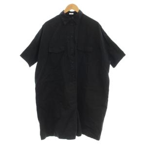 25AW C.ブロードショートオールインワン 半袖 ショートパンツ 38 黒 ブラック 25040900915130