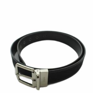 ベルト シグネチャー レザー リバーシブル 90 黒 ブラック 3747 /GG