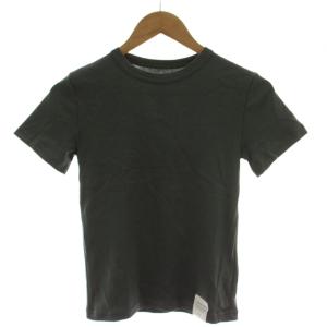 SHORT-SLV TEE Tシャツ カットソー コットン 半袖 無地 S カーキ 251-12405-012