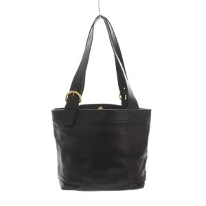COACH オールドコーチ トートバッグ レザー 黒 ブラック 4140 /YM