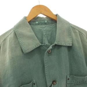AURALEE 22SS WASHI DUCK CANVAS BLOUSON