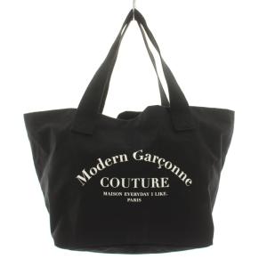 21AW モダン ギャルソンヌ Modern Garconne トートバッグ キャンバス ロゴプリント