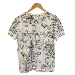 HERMES 26SS フェロヌリー･リミックス Tシャツ 36 ホワイト ブラック