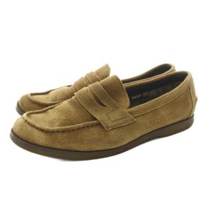 NONNATIVE DWELLER LOAFER ゴアテックス コインローファー スエード 茶 ブラウン