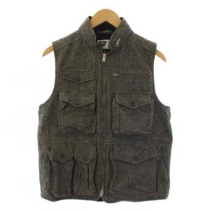 × BEAUTY&YOUTH UNITED ARROWS ベスト ジャケット ジップアップ ウール ナイロン
