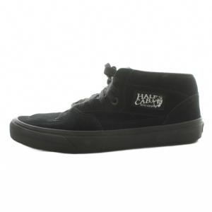 ハーフ キャブ HALF CAB スニーカー シューズ スエード US10 28.0cm 黒 ブラック