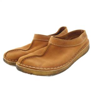 DESERT BLUFF モカシン レザーシューズ US9.5 茶 キャメル D28345 /TK