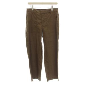 19SS チノパン 麻 リネン 40 茶色 ブラウン /LP