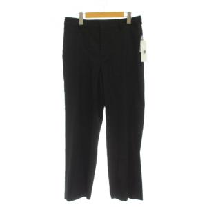 19SS パンツ スラックス 麻 リネン 44 黒 無地 PRWWKM6512 /JP