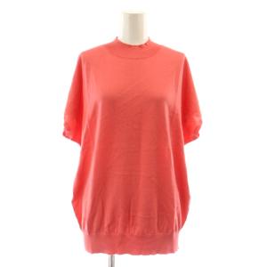 20SS ニット セーター 46 ピンク ドルマンスリーブ 半袖 モックネック KRWWBM0942 /DU
