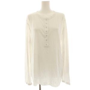 24SS タグ付き LI/PE ヘンリーネックプルオーバー Tシャツ カットソー 長袖 麻 リネン F
