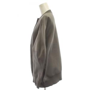 JOURNAL STANDARD 23AW ウォッシャブルバナナスリーブカーディガン グレー 無地 ラウンドネック 長袖 23080400300030