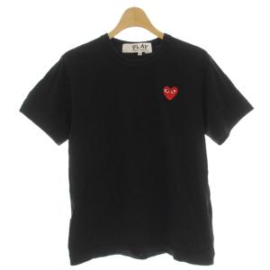 AD2024 Tシャツ 半袖 ハート S 黒 ブラック AX-T108 /G