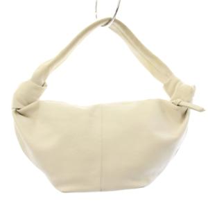 ダブルノット Double Knot ハンドバッグ レザー 白 ホワイト /TK OH