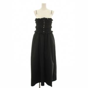 シャーンドボディスキャミドレス Shirred Bodice Cami Dress キャミワンピース ロング
