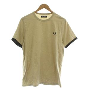 Tシャツ L セージベージュ クルーネック 半袖 /DU
