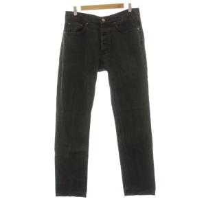 ROC CASH デニムパンツ ジーンズ スリム ボタンフライ 33/32 黒 ブラック 1159-343-3265