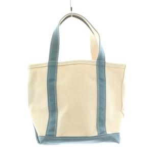 トートバッグ ハンドバッグ キャンバス 白 ホワイト 水色 ライトブルー /AN