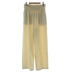 24SS ナイロンストレッチワイドパンツ 長ズボン 38 ベージュ /GG